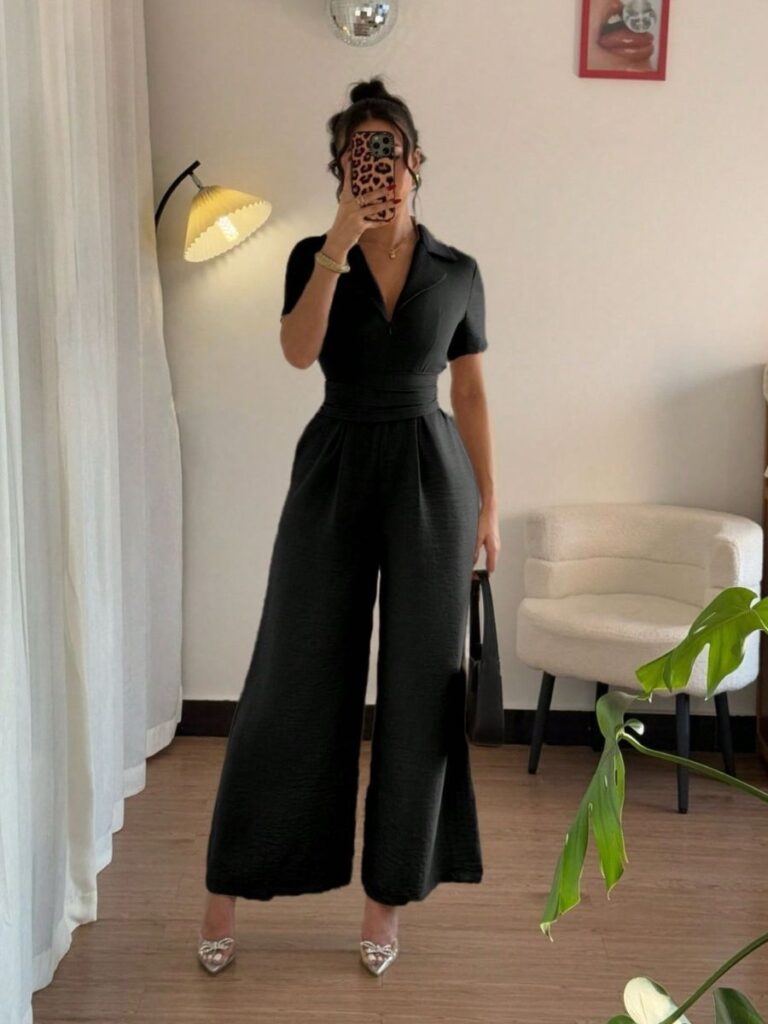 all black business casual women