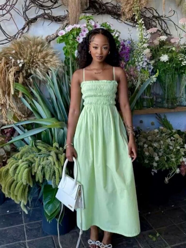 light green colour combination for dress