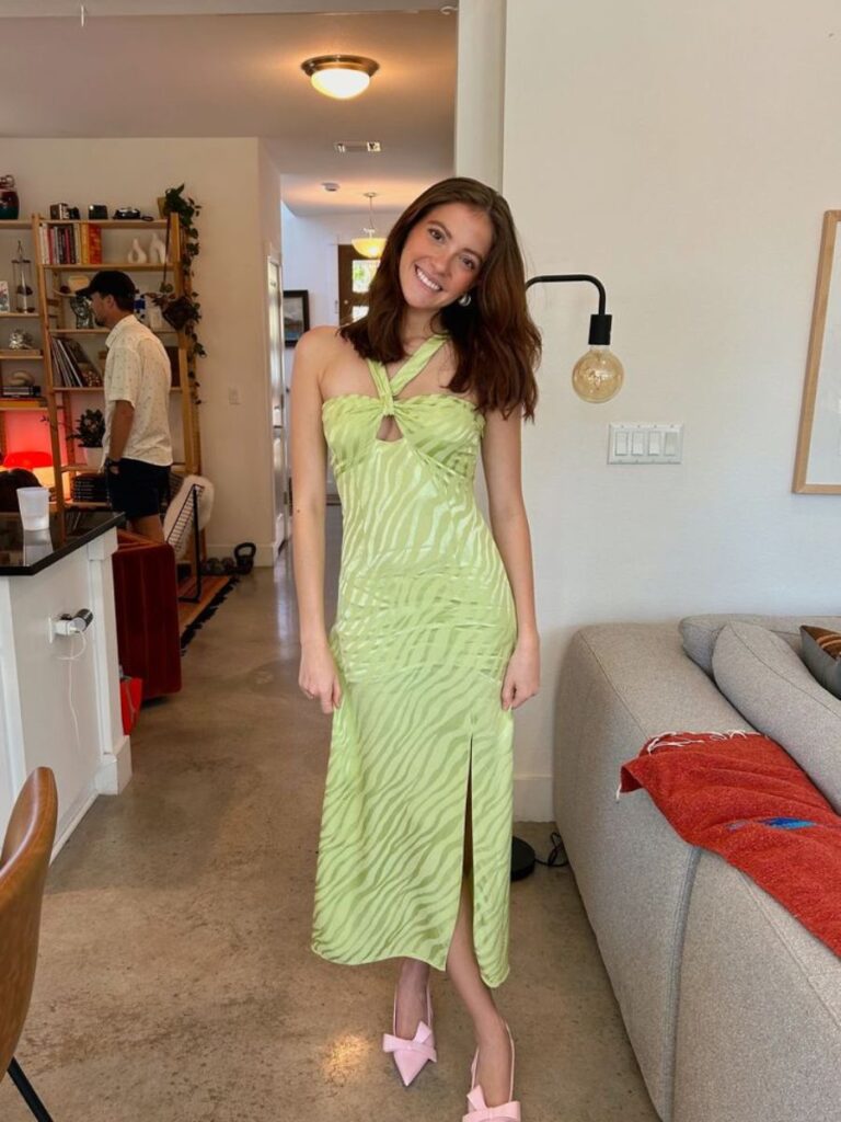 light green colour combination for dress